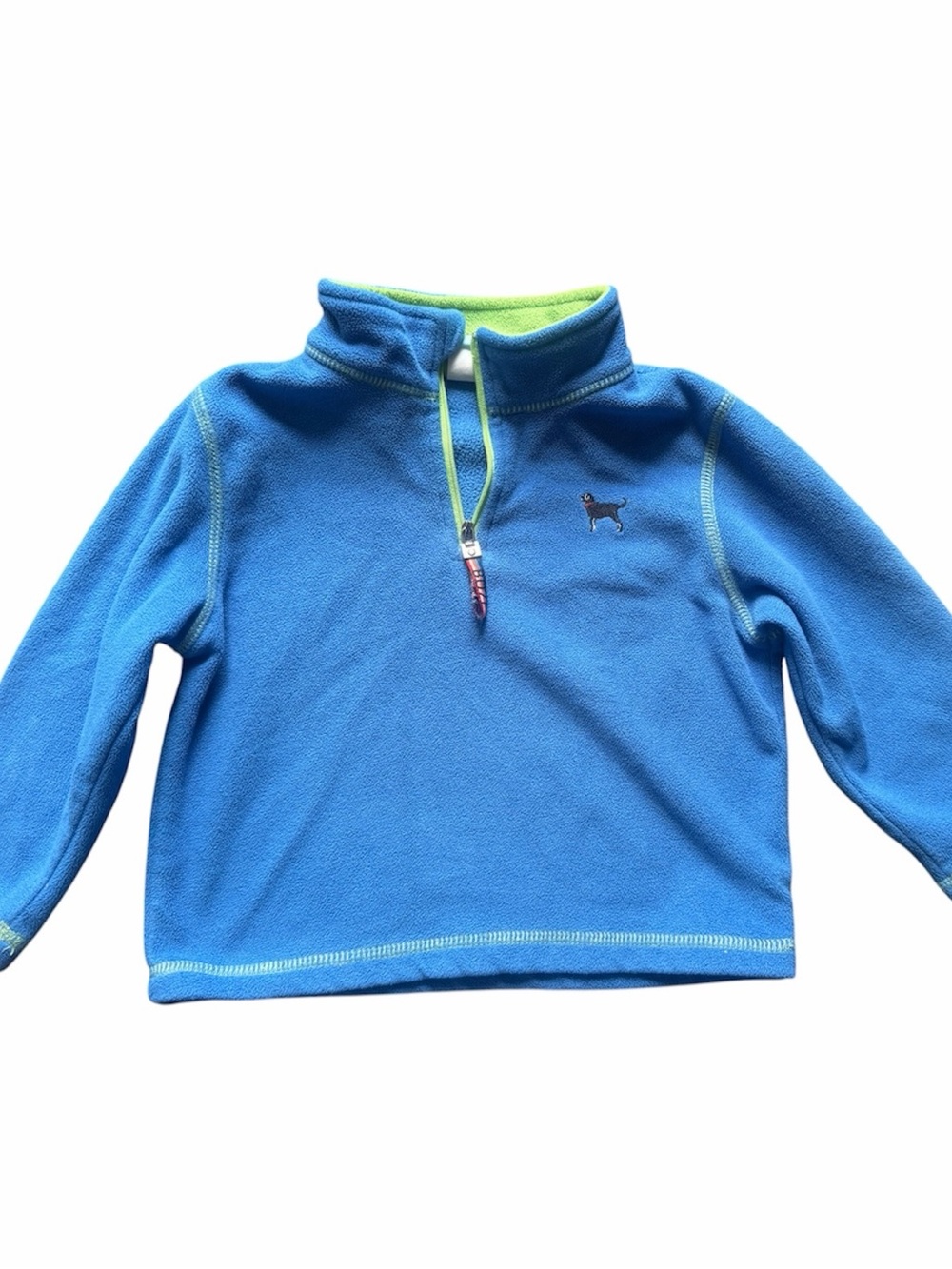 Black Dog fleece zip up 4t blue kids